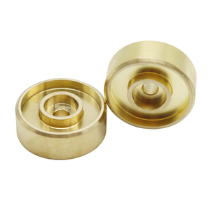 Composants en laiton usinés sur mesure, raccord circulaire pour l'alimentation électronique - Product Image 1