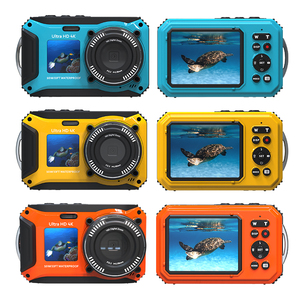 Caméra étanche, résistante aux chocs et à la poussière, double écran HD, vidéo selfie 4K, capteur 13MP pour utilisation <span class=keywords><strong>sous</strong></span> l'<span class=keywords><strong>eau</strong></span> - Product Image 2