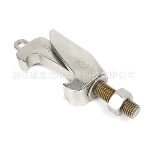 Abrazadera tipo C M12 M16 de acero inoxidable 304 pulido para apretar y bloquear - Product Image 4