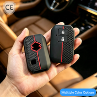 Housse de protection pour clé de voiture en silicone, motif nid d'abeille, anti-rayures, pour clé intelligente Suzuki
