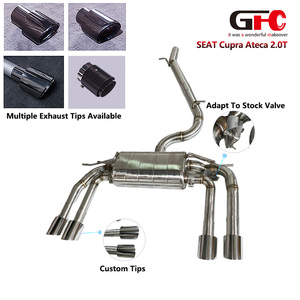 Sistema de Escape Personalizado para Automóviles de Alto Rendimiento, 304SS Catback para Seat Cupra Ateca 2.0T 2016-2024, Silenciador Único - Product Image 2