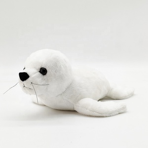 Personalizzato 25cm morbido leone marino giocattoli di peluche Sea World Animal Seal peluche ripiene Doll cuscino per <span class=keywords><strong>dormire</strong></span> per bambini regali per ragazze per bambini - Product Image 2