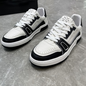 Mocassins de créateur en cuir véritable, sportifs et luxueux, à semelle épaisse et robuste, à lacets, pour la marche, mode estivale - Product Image 3