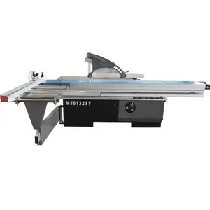 MJ6138TY-Sierra de panel de mdf de precisión, sierra de mesa deslizante, máquina de corte de madera utilizada para carpintería