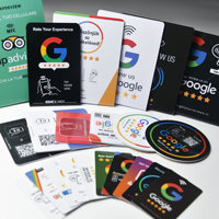 Offre Spéciale : Support de Table NFC Personnalisé pour Avis Google et Cartes Google – Carte d'Affichage pour Réseaux Sociaux