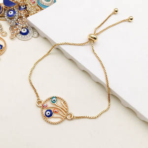 10 Uds. Colgantes de aleación de aceite de gota de ojos azules para hacer joyería DIY pulsera COLLAR COLGANTE pendiente Accesorios - Product Image 5