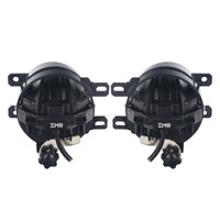 GOODZOOM Phares antibrouillard LED blanc/jaune pour voiture, projecteur de 3 pouces, 3000K+6000K, pour voiture et camion