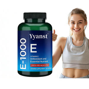 Gélules de vitamine E de haute qualité, marque privée, nutriment essentiel, ingrédient naturel, améliore l'expression cutanée - Product Image 1