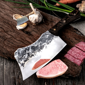 Cuchillo de Chef OEM de Acero VG10 de Alto Carbono, Estilo Damasco, para Cortar Carne, Ecológico, Hecho a Mano, Ambidiestro, 12 Pulgadas+, con Mango de Madera Personalizado - Product Image 1