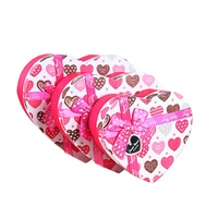 Boîtes cadeaux rigides en forme de cœur pour mariage et Saint-Valentin, impression personnalisée de luxe