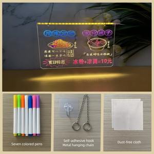 夜市广告楼公司医院用亚克力写字板DIY充电照明<span class=keywords><strong>LED</strong></span>显示屏 - Product Image 4