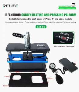 Juego de herramientas de presión de plataforma de presión de sujeción de calefacción RELIFE LS5 <span class=keywords><strong>SE</strong></span> para teléfono móvil, Kit de reparación de cubierta trasera de laminación de pantalla LCD - Product Image 2