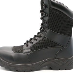 MaxiTough 定制徽标二层牛皮透气舒适战术高帮工作靴劳保建筑鞋 - Product Image 6