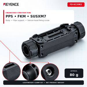 Ensemble de colliers de serrage pour tuyaux en plastique FD-XC20R2, 9,5-10,5 mm, pour capteur de débit à fixation par collier de serrage FD-XS20 FD-XS20E de 10 mm - Product Image 6