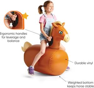 Jouet gonflable durable de videur d'équitation de saut d'usine de PVC de qualité supérieure pour le <span class=keywords><strong>jeu</strong></span> d'équitation extérieur des enfants - Product Image 4