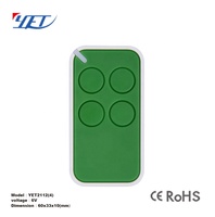 YET2112 315/433MHz Código de aprendizaje Control remoto inalámbrico Puerta de garaje Control remoto de puerta universal