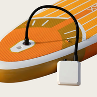Pompe à air électrique pour paddle board 20 PSI, pompe à air SUP portable, gonfleur rapide pour paddle board gonflable, kayaks, bateaux et matelas pneumatiques