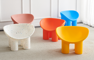 आधुनिक सरल प्लास्टिक रोली पाली के लिए एक सीट कुर्सी कमरे में रहने वाले फर्नीचर - Product Image 6