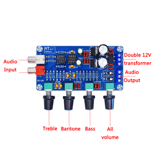 XH-M164 ne5532 4-kênh Stereo tone <span class=keywords><strong>Board</strong></span> 4CH mạch điều khiển điện thoại Preamp khuếch đại âm thanh mô-đun ICS sản phẩm - Product Image 2