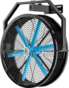 <span class=keywords><strong>Ventilateur</strong></span> mural oscillant de 1,3 m, léger, industriel, 35 000 m³/h, 850 tr/min, 0,55 kW, VFD, pour entrepôt, CE, OEM, ODM - Product Image 3
