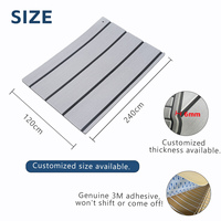 Plancher de bateau en PE teck moderne de haute qualité pour revêtement de bateau en mousse EVA, plancher synthétique imperméable antidérapant en EVA pour bateaux marins