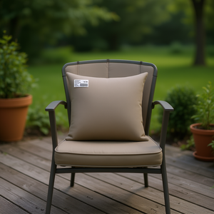 เบาะรองนั่งกลางแจ้ง 15.7x15.7x2.8 นิ้ว สีเทาอ่อน ผ้าอ๊อกซ์ฟอร์ด ทรงสี่เหลี่ยม สำหรับเฟอร์นิเจอร์ระเบียงและสวน - Product Image 2