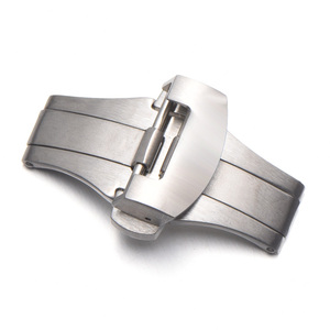 Hebilla de reloj de gama alta Reemplazo de acero inoxidable 304L Cierre de reloj de mariposa para <span class=keywords><strong>Panera</strong></span> 20mm 22mm - Product Image 4