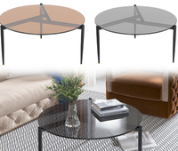 Table basse de style scandinave de luxe avec une qualité supérieure pour l'hôtellerie moderne