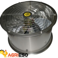 Ventilateur de circulation d'air pour volailles, ventilateur de mélange d'air pour système de ventilation des poulaillers de poulets de chair, pondeuses et reproducteurs