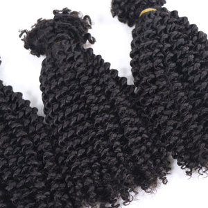4A Afro Kinky Curly Bulk Cabello humano para trenzar Locs Twist Extensiones de cabello humano Paquetes - Product Image 6