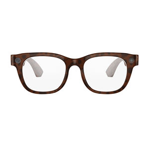 2026 E06D AI Smart Glasses With 13MP 1080P Camera Tortoiseshell Frame Touch Control Video <b>Recording</b> 290mAh Battery TR90 Temple - Product Image 3