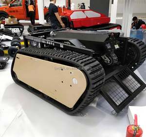 Precio de Fábrica, Vehículo Anfibio Robótico con Chasis de Orugas de Goma Grandes y Resistentes, con Carga Máxima de 500 kg - Product Image 4