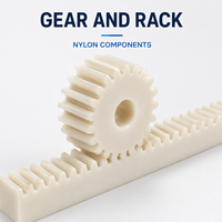 Engrenages en plastique usinés avec précision OEM ODM, sur mesure, à petit module, en nylon, pour la transmission de puissance en robotique
