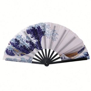 Hand Cooling Large Fan 33cm Custom Logo Decoration Halloween Promotion <b>Gift</b> Painted Technique - Product Image 1