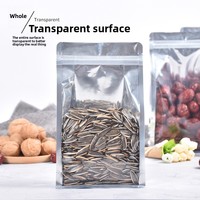 Sacs à fond carré avec soufflet, aluminisés, mats-brillants, refermables, à fermeture éclair, en feuille d'aluminium, pour emballage sous vide de nourriture pour chiens