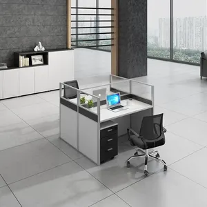 חדש עיצוב צורת שונים צוות מחשב שולחן עבודה שולחן עבור משרד מודרני משרד תחנת עבודה