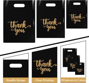 Bolsas de Compras de 9 x 12 Pulgadas con Impresión en Huecograbado, Bolsas de Plástico Reutilizables para Minoristas, Bolsas de Embalaje para Zapatos con Corte Troquelado - Product Image 4