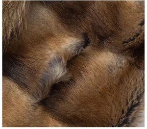 Áo khoác cổ chữ V Real Nutria Fur Luxury Velvet Nút đơn dày thẳng cắt cổ điển Áo khoác mùa đông ấm áp cổ điển - Product Image 3