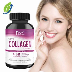 Tabletas de Colágeno, Vitamina C y Biotina de Marca Privada al por Mayor para el Cuidado de la Piel, Cabello y Uñas / Servicio Personalizado OEM ODM - Product Image 1