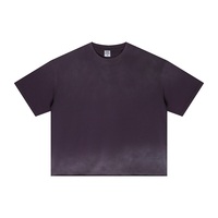 T-shirts en coton 100% personnalisés, en tissu French Terry, avec broderie chenille, logo imprimé, grande taille, décontractés pour hommes, 200g, style streetwear surdimensionné