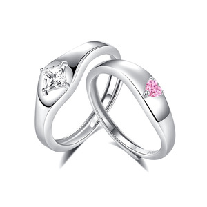 FDJZ-146 Silber 925 Ehering <span class=keywords><strong>Original</strong></span> Einfache Paar <span class=keywords><strong>Ring</strong></span> Sterling Ringe Schmuck Geschenk - Product Image 1