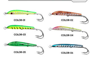 Usine de Weihai Leurre de pêche ABS en plastique dur, type cuillère, avec double hameçon, flottant, pour thon et pêche à la traîne - Product Image 2