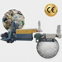 Granulateur d'extrusion de plastique à vis simple SJ-150 avec performance stable, vente directe d'usine