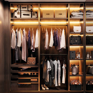 Đèn LED tủ DC12V/24V điện áp thấp, không cần khoét lỗ, gắn từ tính, góc vuông 90 độ, dùng cho chiếu sáng trong nhà - Product Image 6