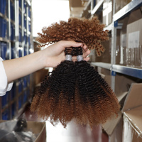 Cheveux humains à tresser 4C 8-30 pouces, cheveux afro crépus en vrac, cheveux humains brésiliens pour extensions micro-torsades