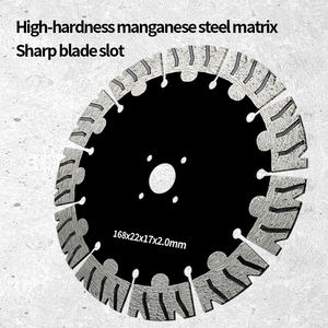 Lames de coupe spéciales à fente pour béton armé, lames de scie pour meuleuses d'angle d'eau et d'électricité sur murs en ciment - Product Image 4