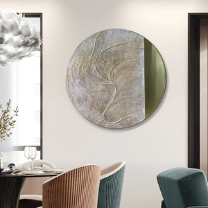 Decoración moderna para el hogar, arte de pared 3D abstracto, arte de medios mixtos, textura de pintura, arte sobre <span class=keywords><strong>lienzo</strong></span> - Product Image 2