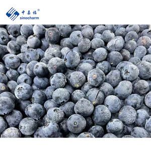 Sinocharm HACCP 4 étoiles Produit Norme UE Myrtilles Fruits 1Lb Goût Frais Doux IQF Baies Congelées Fruits pour Crème Glacée - Product Image 3