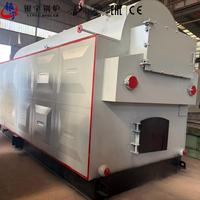 0.5-6t/jam Boiler Uap Horizontal Berbahan Bakar Batubara & Biomassa dengan Rak Tetap, Generator Uap Industri untuk Pengolahan Makanan, Tekstil, dan Laundry