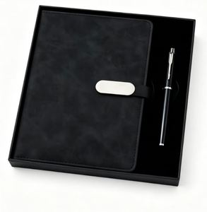 2026 Promotional A5 Journal Notebook With Pen for Gift Custom Logo Business Diary <b>Notepad</b> and Pen Gift Set - Product Image 3
